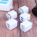 US Plug dual USB 2.1A/1A home wall power charger adapter for phon C Hn