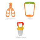 12pcs/Set Baby Food Grinding Bowl Supplement Scissors Spoon Fruit Processor