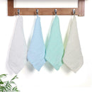 6pcs/Set Soft Cartoon Baby Children Absorbent Cotton Feeding Saliva Towel A