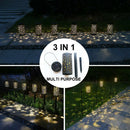 Star Moon Solar LED Iron Art Lantern Light Garden Yard Outdoor Decor Lamp A