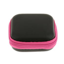 Mini Box Case Storage Bag Pouch for Earphone Headphone Earbuds Pink