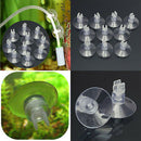10* Aquarium Fish Tank Suction Cup Sucker Holders For Air Line Tube Hose Pump 3C