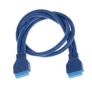 50cm 19Pin Female to USB 3.1 Type C Adapter Cable w/ PCI Profile Bracket
