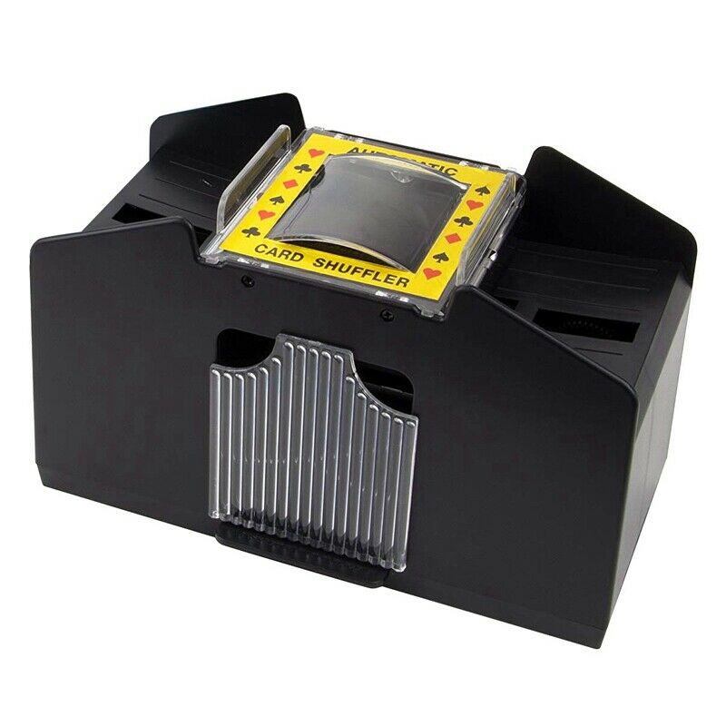 Board Game Poker Electric Automatic Card Shuffler Support 4 Deck Playing Ca R9S9