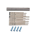 1 Pack Stainless Steel Keys DIY Chrome for 17 Note Kalimba Finger Percussion