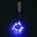 1.5m 15-LED Copper Wire String Light with Bottle Stopper Party Decor Lamp