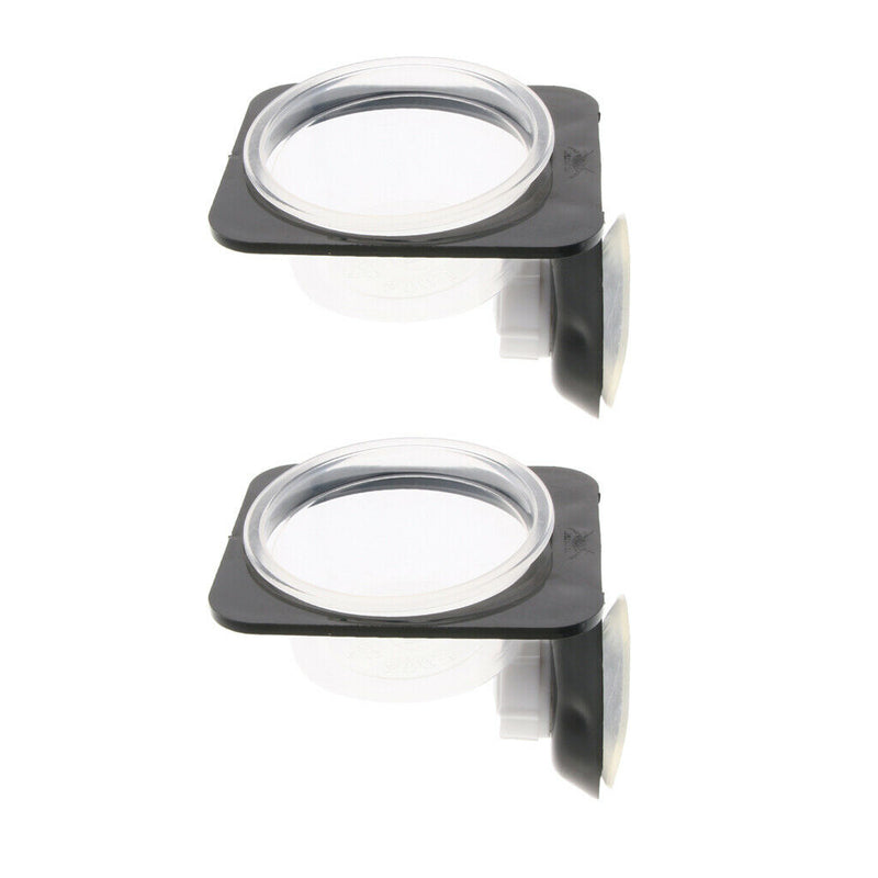 4Pcs Gecko Feeder Ledge Reptile Feeder Plastic Bowls for Reptiles Food and Water