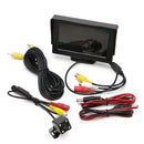 4.3" 2 In 1 TFT LCD Color Display Monitor+Waterproof Rearview Camera Car Parking