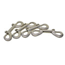 4-Pack Zinc Alloy Double Ended Bolt Snap Hook 3.5-1Inch Double End Snap Trigger
