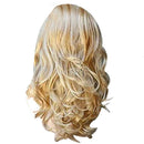 Long Wavy Natrual Blonde 60 Cm Synthetic Hair Wigs