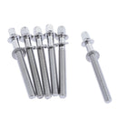 12pcs NEW 60mm Drum Tension Rods for Tom Snare Drum Build Repair Parts