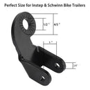 Universal Bike Bicycle Trailer Coupler Attachment Hitch Angled Elbow Adaptor Set