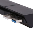 2 to 5 Port Expansion HUB Adapter Converter Splitter w/Indicator for PS4