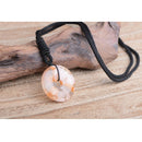 Cherry Blossoms Agat Pendant DIY Fashion Peace Buckle Making Jewelry Supply