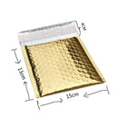 40Pcs Bubble Postage  Bags Envelopes Package Birthdays Bright Surfa B8Z8