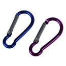 5 x Small Colour Carabiner Clip Snap Hook for Camping Keyring Sports Multi