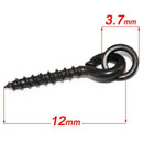 Hirisi 100 Pcs Carp Fishing Boilie Screw Solid Ring Bait Tool Carp Fishing  R8T4