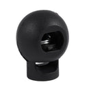 100 Piece Cord Stopper DIY Black Plastic Connector Cord Lock Stopper Switch