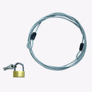 2x70cm Car Cover Cable & Lock Steel  Anti-Theft Copper Lock for Motocycle Bike