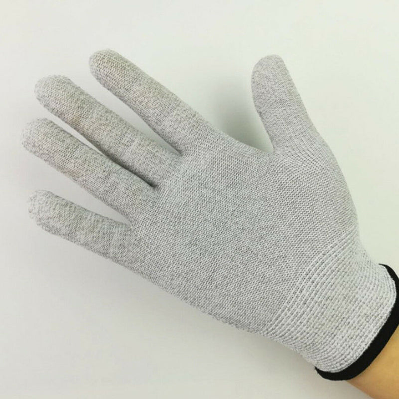 2pcs Conductive electrotherapy massage electrode gloves use for tens machin`US