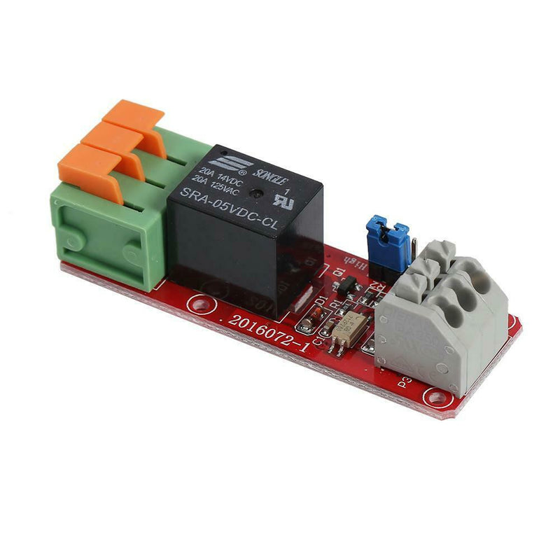 20A 1 Road Relay Module w/Optical Coupling Isolation High Low Level Trigger