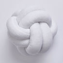 Knot Pillow Plush Throw Pillow Comfortable Sofa Mat for Living Room White