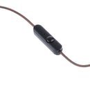 3.5mm Aux In Right Angle Earphone Audio Cable Repair Update Wire DIY 120cm
