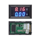 Dual LED Digital Display Ammeter Voltmeter LCD Panel Amp Volt Meter 10A DC 100V