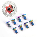 12pcs M5x10mm Disk Brake Rotor Bolts Titanium Bike Brakes Disc Rotor ScrewB Gw