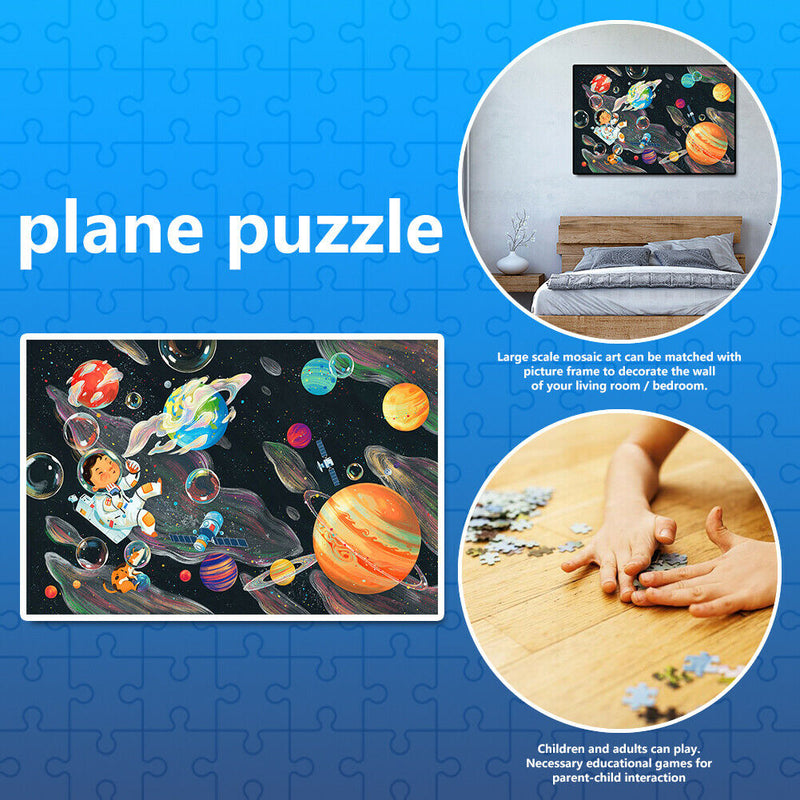 75 X 50cm 1000pcs Paper Jigsaw Puzzles Planet Paradise Assembling Picture