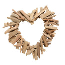 Modern Heart-shaped Driftwood Hanging Ornament Decoration Wall Decor DIY Crafts