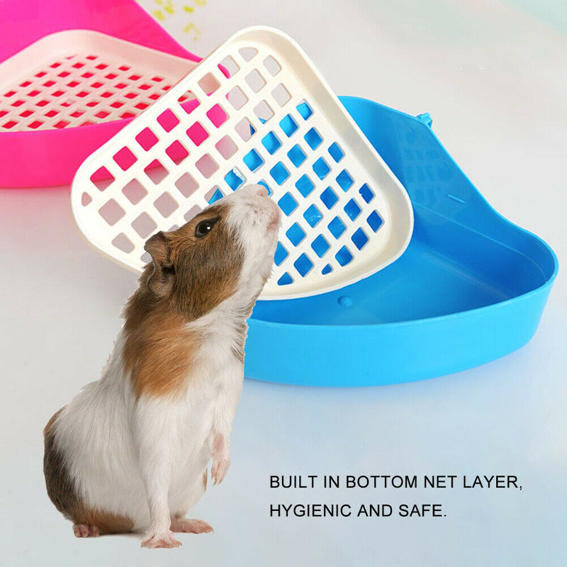 Pet Cat Rabbit Toilet Hamster Litter Tray Small Animal Training Clean Potty