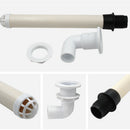 Marine Screw In Overflow Drain Tube Fits 1-1/2'' Threaded Drain