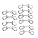 10pcs Boat Sailing Double End Snap Hook Trigger Clips Key Holder 9 x 2cm