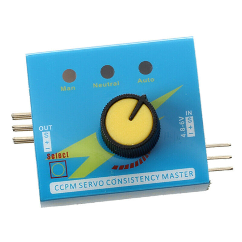 5X(Servo Tester CCPM Consistency Master Checker 3CH 4.8-6V I4L8)