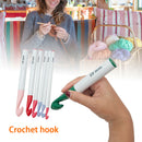 7pcs Sweater Knitting Crochet Hook Set Non Slip Weave Handmade DIY Sewing Yarn