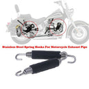 2PCS Motorcycle Exhaust Spring Hooks Modified 85mm Stainless Steel Universal FU