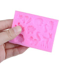 Easter Animal Series Deer Owl Shaped Silicone Mold Craft Cake Decorating Tool TE