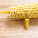 10pcs/set Stainless Steel Corn Holder Skewers BBQ Grill Prongs Fruit Forks
