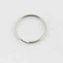 100pcs 25 mm Metal Key Holder Split Rings Keyring Keychain Key Fob I8V6