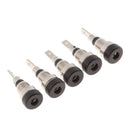 5Pcs 2mm Banana Plugs Female Jack Socket Plug Wire Connector Black