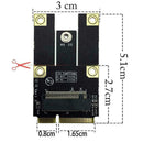 M.2 NGFF to Mini PCI-E Converter Adapter for M.2 Wifi Wlan Bluetooth Card I U7S1