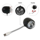 USB Portable Rotary Crystal Magic Ball LED Stage Light Lamp for Bar Disco