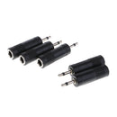 3.5mm 1/8" Male Mono to 6.35mm 1/4" Female Jack Audio Converter 5Pcs/set