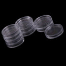 10Pcs 18mm plastic round applied clear cases coin storage capsules holder  BX