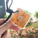 Practical Reflective Signal Mirror With A Whistle For Outdoor Survival New U0G3