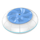 Ultrasonic Turbine Washing Machine Mini Tub Laundry Washer for Dorms Blue