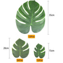 48 Pcs Tropical Party Decor Artificial Plant Tropical Monstera Leaves Simul U1T9