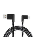 Nylon USB Type-C Charging Cable Line Black For DJI OSMO ACTION Sports Camera
