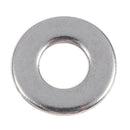 M2.5x6mmx0.5mm Stainless Steel Round Flat Washer for Bolt Screw 100Pcs M9P4